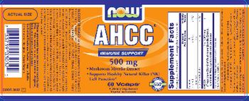 NOW AHCC 500 mg - supplement