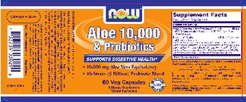 NOW Aloe 10,000 & Soothing Herbs - supplement