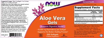 NOW Aloe Vera Gels - supplement