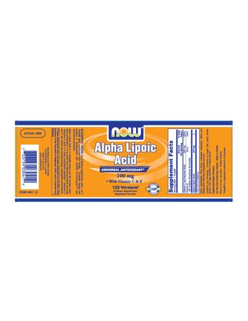 NOW Alpha Lipoic Acid - supplement