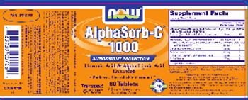 NOW AlphaSorb-C 1000 - supplement