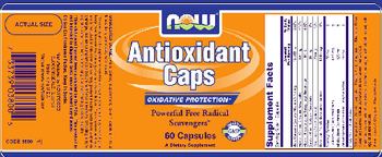 NOW Antioxidant Caps - supplement