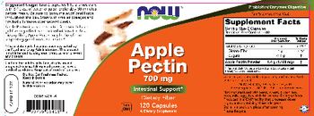 NOW Apple Pectin 700 mg - supplement