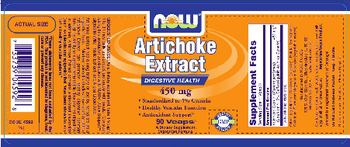 NOW Artichoke Extract 450 mg - supplement