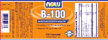 NOW B-100 - supplement