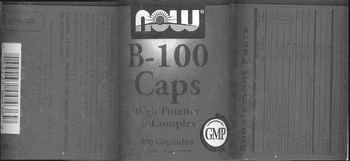 NOW B-100 Caps - supplement