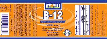 NOW B-12 5000 mcg - supplement