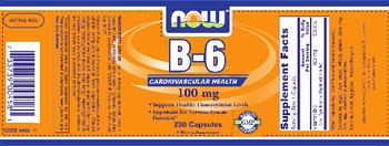 NOW B-6 100 mg - supplement