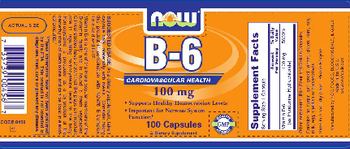 NOW B-6 100 mg - supplement