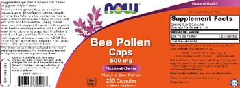 NOW Bee Pollen Caps - supplement