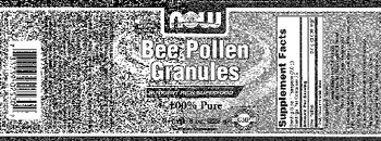 NOW Bee Pollen Granules - supplement