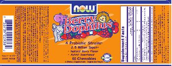 NOW Berry Dophilus Natural Berry Flavor - supplement