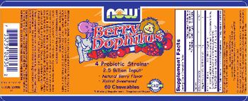 NOW Berry Dophilus Natural Berry Flavor - supplement