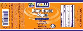 NOW Blue-Green Algae 500 mg - supplement