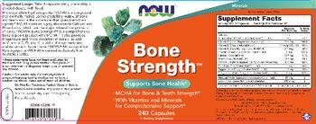 NOW Bone Strength - supplement