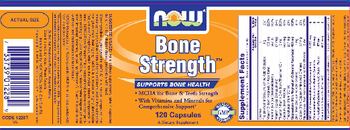 NOW Bone Strength - supplement