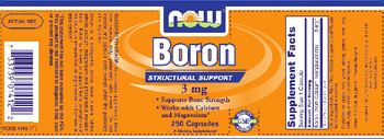 NOW Boron 3 mg - supplement