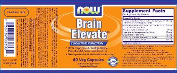 NOW Brain Elevate - supplement