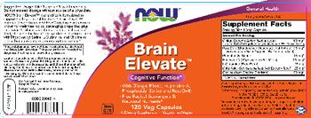 NOW Brain Elevate - supplement