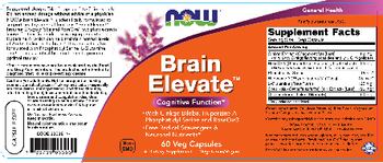 NOW Brain Elevate - supplement