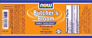 NOW Butcher's Broom - supplement