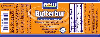 NOW Butterbur - supplement