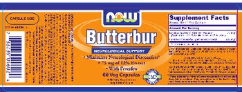 NOW Butterbur - supplement