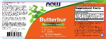 NOW Butterbur - supplement