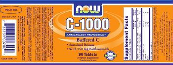 NOW C-1000 Buffered C - supplement