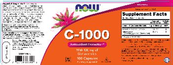 NOW C-1000 With 100 mg Of Bioflavonoids - supplement