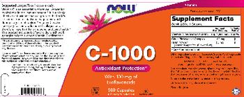 NOW C-1000 With 100 mg Of Bioflavonoids - supplement