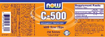 NOW C-500 With Rose Hips - supplement