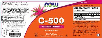 NOW C-500 With Rose Hips - supplement