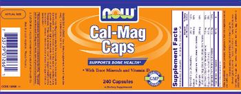 NOW Cal-Mag Caps - supplement