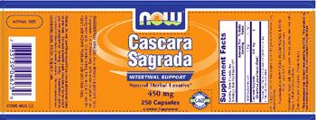 NOW Cascara Sagrada 450 mg - supplement