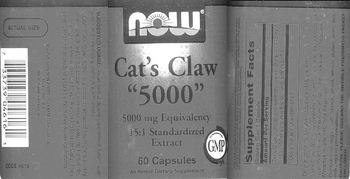 NOW Cat's Claw 5000 - an herbal supplement