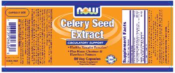 NOW Celery Seed Extract - supplement