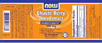 NOW Chaste Berry Vitex Extract 300 mg - supplement