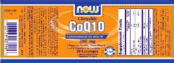 NOW Chewable CoQ10 200 mg - supplement