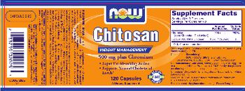 NOW Chitosan 500 mg Plus Chromium - supplement