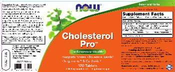 NOW Cholesterol Pro - supplement