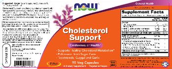 NOW Cholesterol Support - supplement