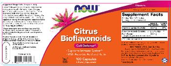 NOW Citrus Bioflavonoids - supplement