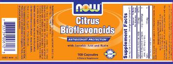 NOW Citrus Bioflavonoids With Ascorbic Acid And Rutin - supplement
