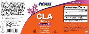 NOW CLA 800 mg - supplement