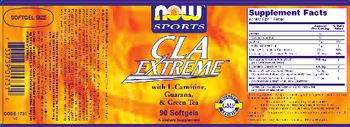 NOW Sports CLA Extreme With L-Carnitine, Guarana, & Green Tea - supplement