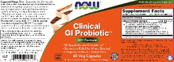 NOW Clinical GI Probiotic - supplement