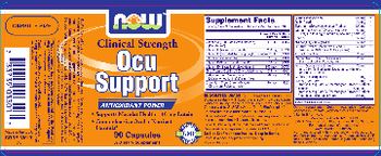 NOW Clinical Strength Ocu Support - supplement