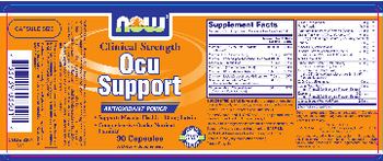 NOW Clinical Strength Ocu Support - supplement