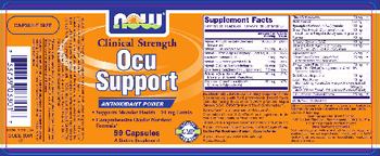 NOW Clinical Strength Ocu Support - supplement